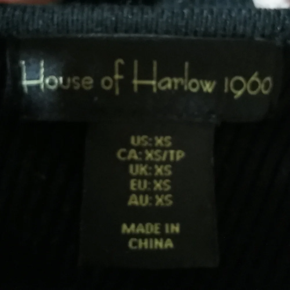 House of Harlow 1960 Ribbed Bodycon One Shoulder Mini Dress - Sz XS - Picture 7 of 8